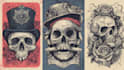 create any design in old school tattoo style