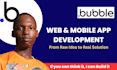 build mobile app, bubble io app, adalo app, bubble developer, web app developer