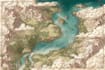 draw a fantasy map with digital watercolours