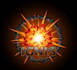 design a bold and explosive logo with high impact energy
