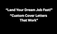 write a professional cover letter that gets you noticed
