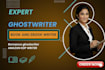 professionally ghostwrite your fiction and non fiction book or ebook for kdp