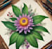 draw an unique botanical illustration
