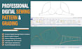 make digital sewing pattern, printable dxf PDF ai