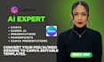convert and redesign psd, ai, indesign, gamma ai and figma to editable canva