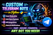 create your telegram bot using python