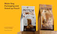 design professional mylar bag packaging and stand up pouch