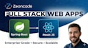 build a secure full stack web app with spring boot and react