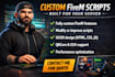 create custom fivem server scripts,