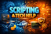 build custom scripts, automation tools, and solve any technical task