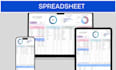 design excel spreadsheet for sell collection bill prospect mileage book tracker