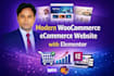 design a modern woocommerce ecommerce website with elementor