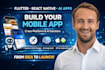 build mobile app flutter react native ai app creation development app developer