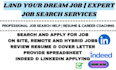 do job search and apply for jobs, job application, remote jobs reverse recruiter