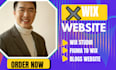 create wix site, redesign wix website and online for business