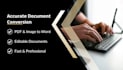 convert PDF or images to word
