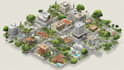 create a professional isometric map