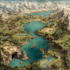 draw fantasy map illustration