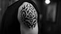 custom an abstract black tattoo design