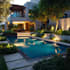 design home garden,pool,patio, villa landscape