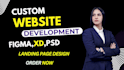 build website development using HTML, CSS, javascript, nodejs