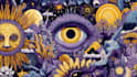 make custom illustration psychedelic trippy artwork