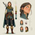create 2d character design