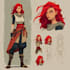 draw 2d character design