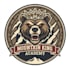 design powerful grizzly bear mascot logo