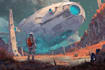 draw scifi illustrations and cyberpunk art