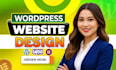 rebuild wordpress website, wordpress website development, business website