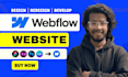 do webflow website design and convert figma to webflow expert