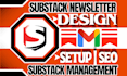 setup substack account, create substack publication, design substack newsletter