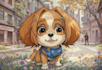 draw your dog or any pets into cartoon
