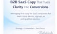 write high converting b2b saas website copy