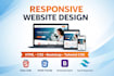 build a responsive website using HTML and CSS