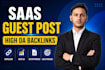 publish saas guest posts on high quality websites through manual outreach