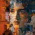 paint expressive colorful abstract portraits