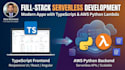 build a serverless AWS app with python lambda and typescript