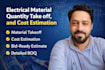 do electrical quantity takeoff and cost estimation