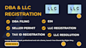 do llc, ein registration, dba filing and business resolution