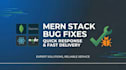 fix mern stack bugs and expert at frontend issues