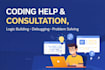 help with coding problems, assignments, and programming tasks