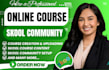 setup skool online course community circle skool community setup content upload