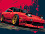 draw a jdm car vector illustration for t shirt design