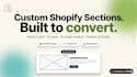 develope a shopify section in your shopify theme