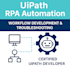 develop and troubleshoot uipath rpa workflows