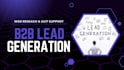 do b2b lead generation and web research