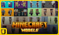 minecraft items weapons and props in blockbench mineacraft model