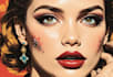 create a pop art advertisement
